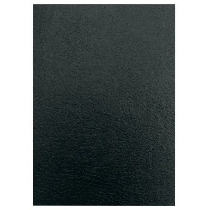 Cubierta A4 Carton Gofrado 750Gr Negro 50Ud Gbc