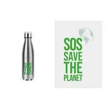 Botella Aluminio Silver 500 Ml Sos... The Planet