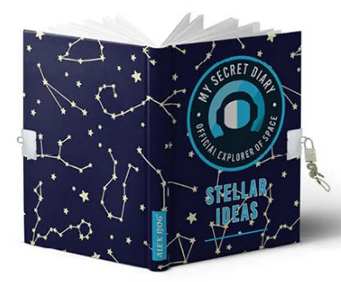 Diario Tamaño A5 con Candado Stellar Ideas