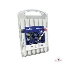 Estuche Maletin Acrilicos Prime Price 12 Colores