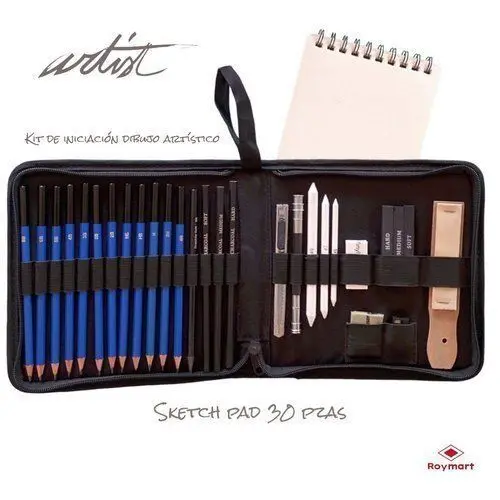 Estuche Iniciacion Dibujo Sketch 30P + Bloc Dibujo