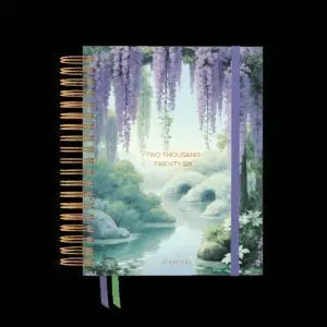 Notebook Wire A5 Liso 192H 80Gr Wisteria Dreams Hannai