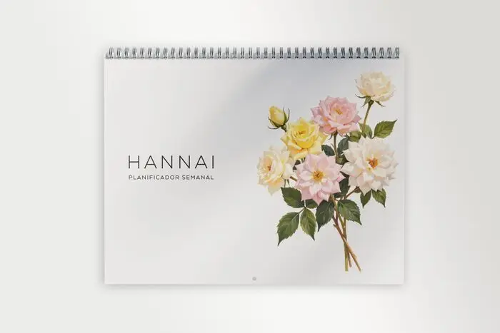 Planificador Mensual Crimson Bloom Hannai