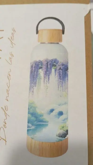 Botella Termica 500Ml Bambu Sunset Cascade Hannai