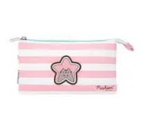 Estuche Triple Pusheen Rose Collection