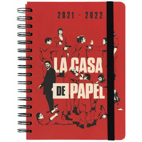 Agenda Escolar 2021/2022 A5 Sv 12 Meses la Casa de Papel
