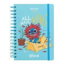 Agenda Escolar A5 Sv 24/25 12 Meses Disney Stitch Ingles