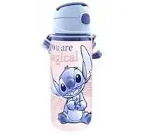Botella Aluminio 600Ml con Asa Stitch Disney