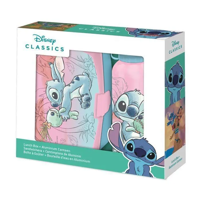 Set Sandwichera con Botella 500 Ml Stitch