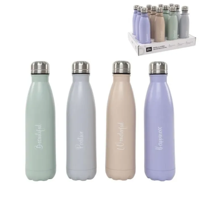 Botella Termica 500Ml Beautiful Colores