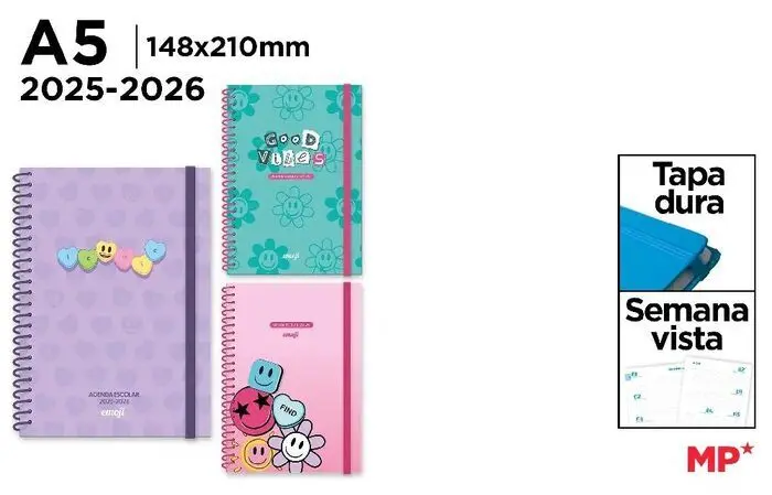 Agenda Escolar 25/26 A5 S/V Tc 148X210Mm Girl Main
