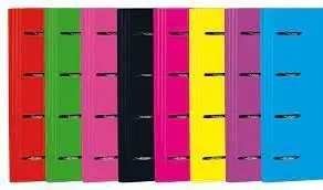 Carpeta A4 4A/40Mm Mixta Colores Vivos