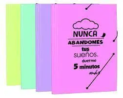 Carpeta Mariola Fº Gomas Solapas Frases Surtidas