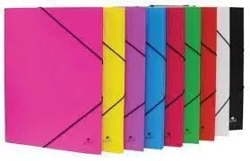 Carpeta Fº Gomas Solapa Carton Forrado Merida Azul