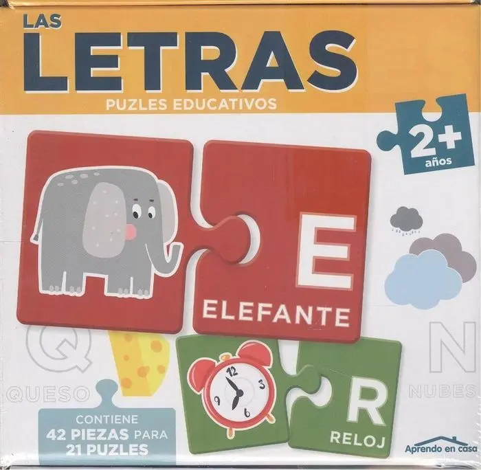 Letras, las. (+2 Años):Puzles Educativos. (Aprendo e