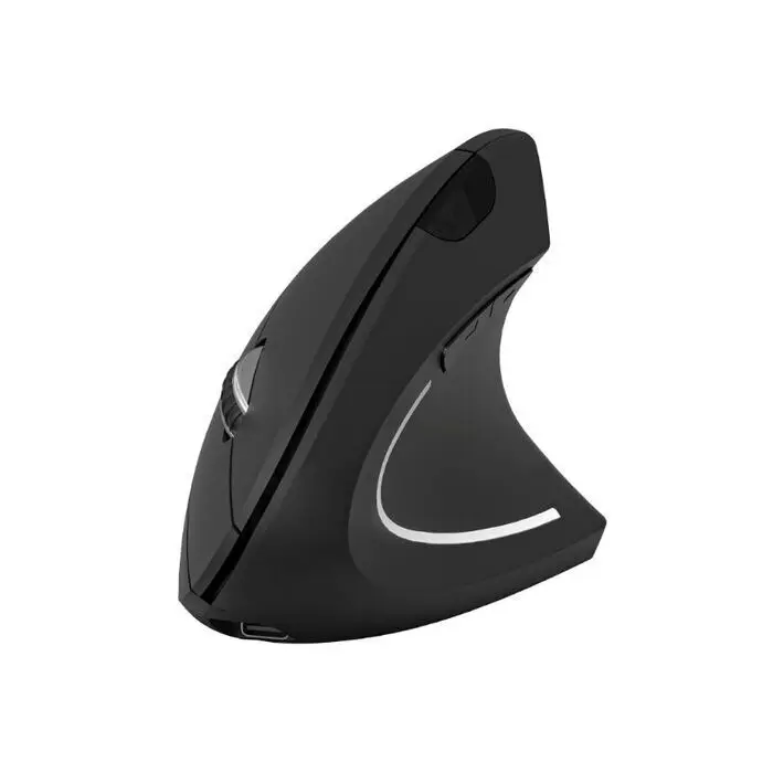 Raton Inalambrico Subblim Ergonomico Dual Bateria Negro