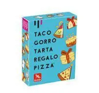 Juego de Cartas Taco, Gorro, Tarta, Regalo, Pizza
