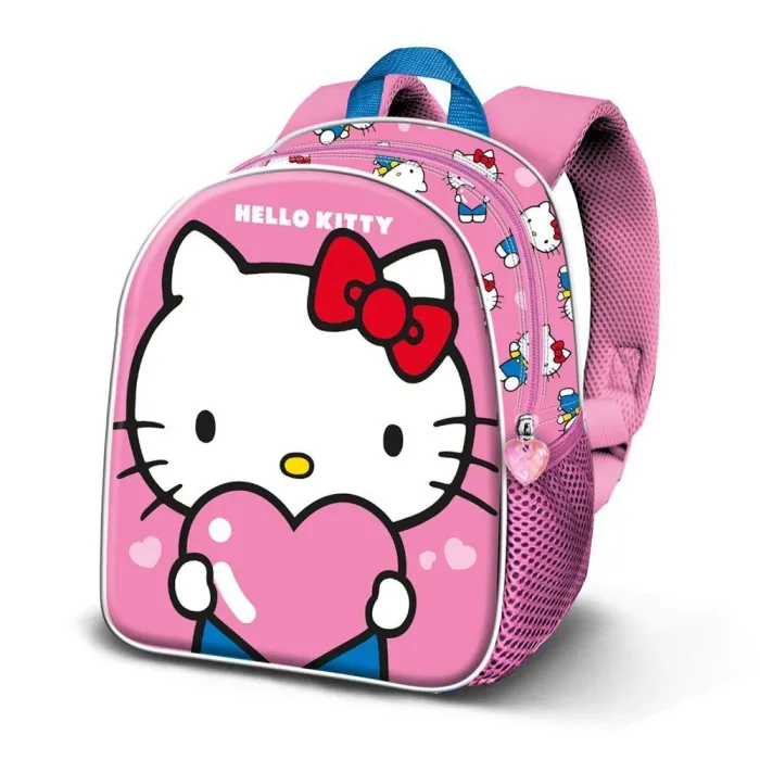 Mochila Guarderia 3D Elite Hello Kitty Heart