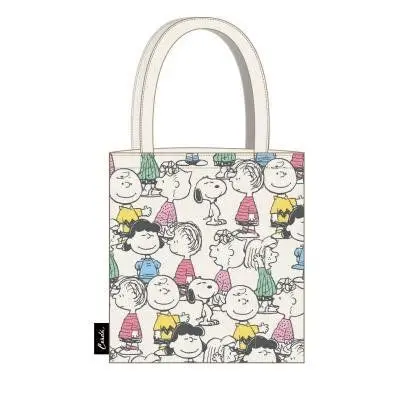 Bolsa Tela Algodon Reciclable Snoopy y Sus Amigos