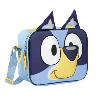 Portameriendas Termico con Bandolera 3D Orejitas Bluey