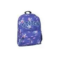 Mochila Escolar Grande 42 cm Stitch Azul Estampado