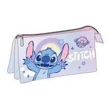 Estuche Portatodo 3 Compartimentos Stitch