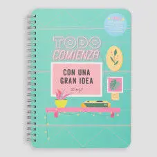 Libreta A5 - Todo Comienza con una Gran Idea