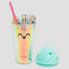 Set Of 24 Coloured Crayons With Pot - Create Something Great