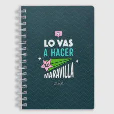 Libreta A5 - lo Vas a Hacer de Maravilla
