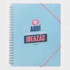 Carpeta con Hojas Transparentes - Aquí Empiezan las Mejores Ideazas
