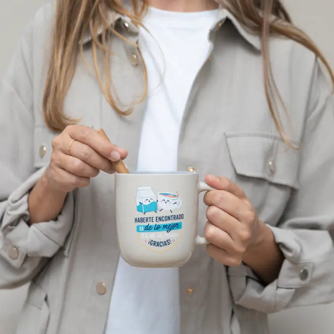 Taza Haberte Encontrado Es de lo Mejor que me Ha Pasado Gracias
