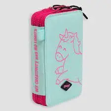 Pencil Case With 2 Comport. Mint - My Creativity