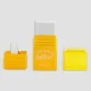 Eraser With Pencil Sharpener Yellow - Lets Do It Better