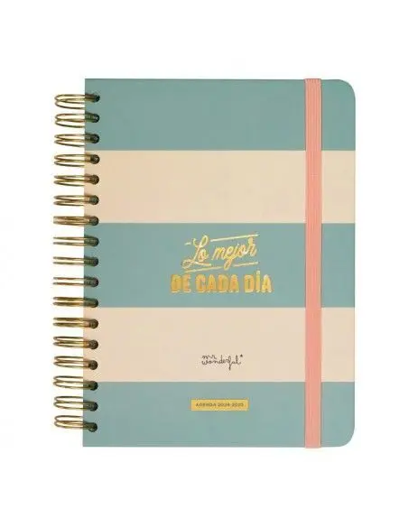 Agenda Escolar Wonder 2024-25 Diaria Azul lo Mejor de Caja Dia
