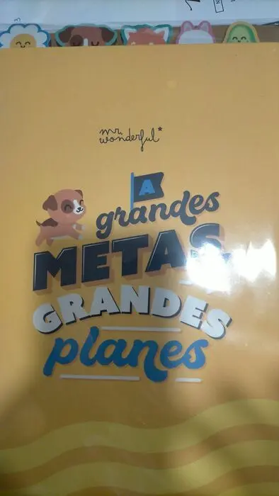 Libreta A4 con Pestañas - a Grandes Metas, Grandes Planes
