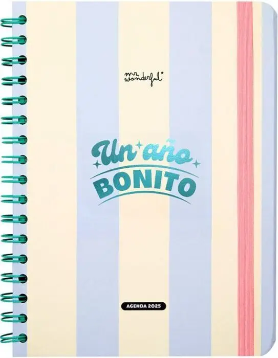 Agenda Wonder 2025 Semanal un Año Bonito