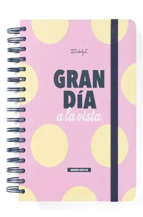 Agenda Wonder 2025-26 Diaria -Gran Dia a la Vista