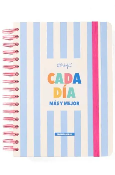 Agenda Wonder 2025-26 Diaria - Cada Dia Mas y Mejor