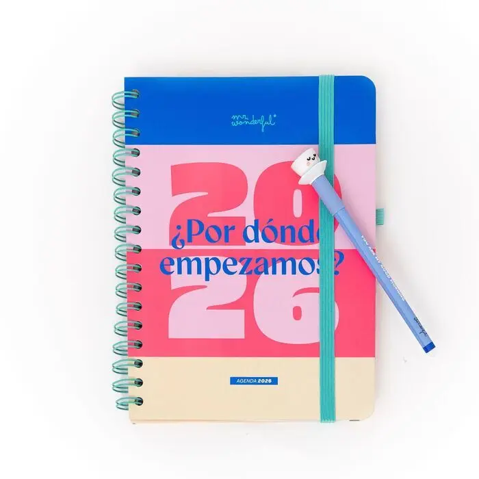 Agenda Wonder 2026 Semanal por Donde Empezamos