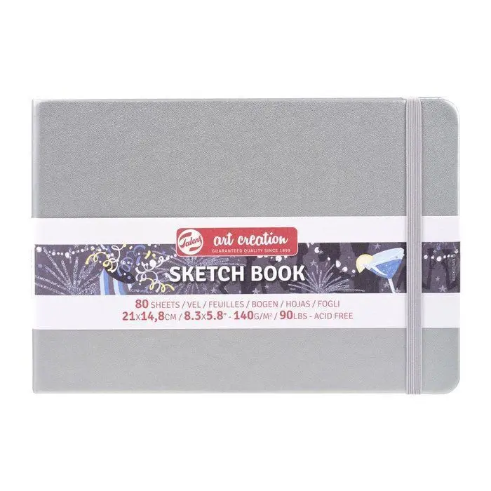 Bloc Sketch Book 21X15 80H 140Gr Plata Art Creation