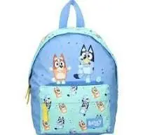 Mochila Infantil Bluey con Bolsillo Frontal