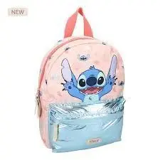 Mochila Infantil con Bolsillo Stitch Funshine