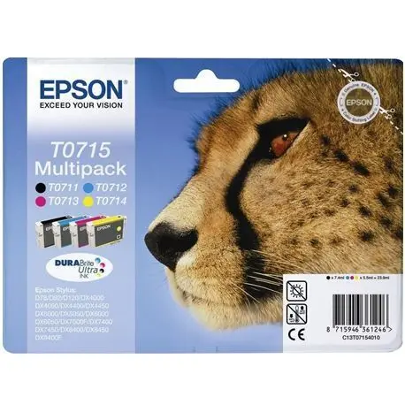 Cartucho Epson T0715 Multipack D78/Dx4000/B40W