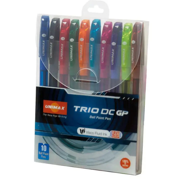 Boligrafo Plus + Basic Surtido Bolsa 10U.