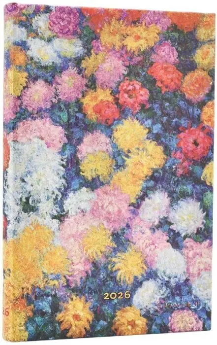 Agenda 2026 D/P 12M Monet's Chrysanthemums