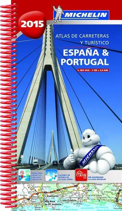 Atlas de Carreteras y Turistico España & Portugal