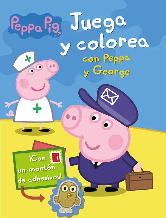 Juega y Colorea Peppa y George