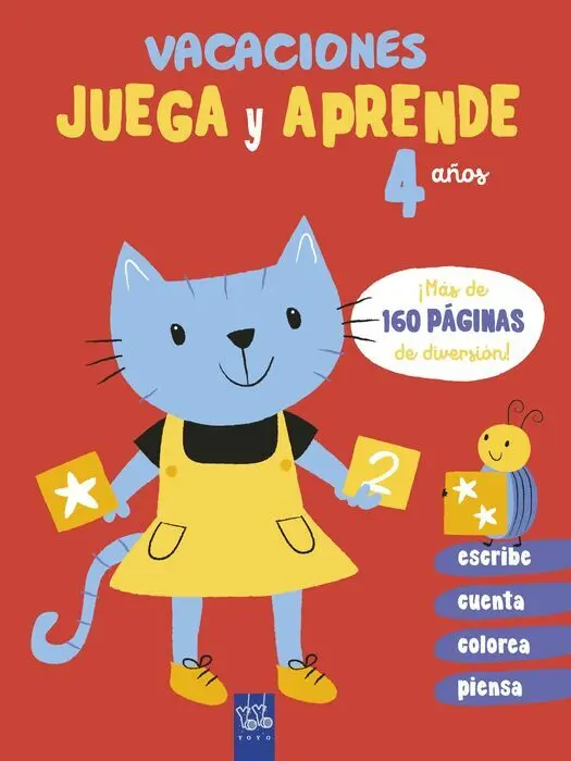 Vacaciones. Juega y Aprende. 4 Años