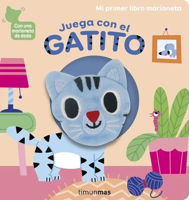 Juega con el Gatito. Libro Marioneta