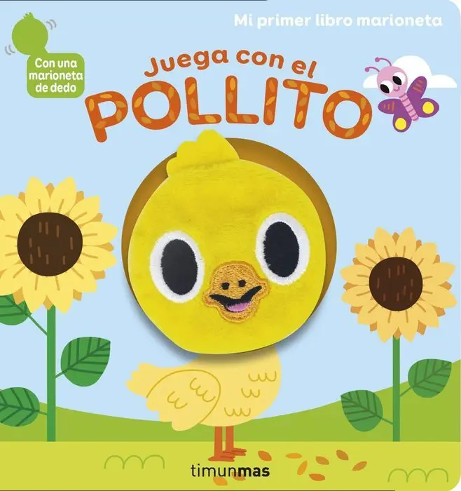 Juega con el Pollito. Libro Marioneta